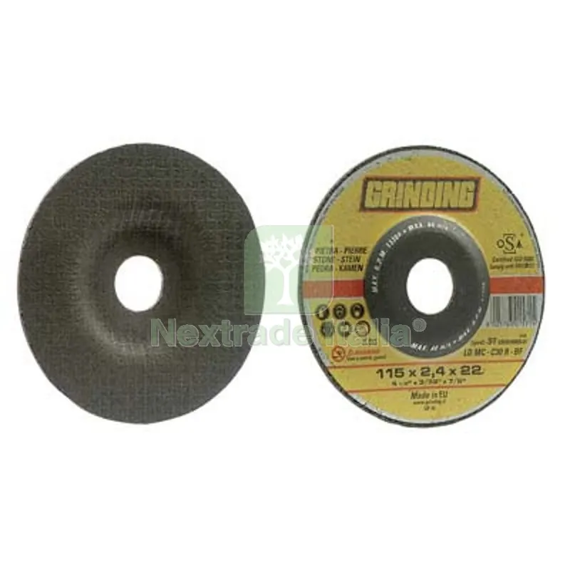50PZ DISCO ABRASIVO TAGLIO MARMO GRINDING MM 115X22,2 H.MM 2,4 — Punte, frese e dischi — rif. FERX.VIR7132715 50PZ DISCO ABRASIVO TAGLIO MARMO GRINDING MM 115X22,2 H.MM 2,4 — Punte, frese e dischi — rif. FERX.VIR7132715