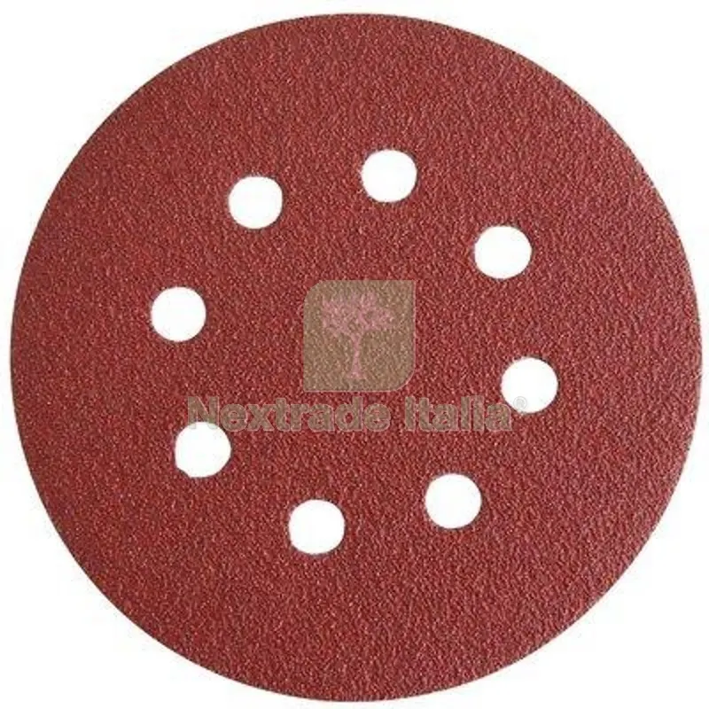 6CF DISCO ABRASIVO FIBRATO VELCRATO 8 FORI IMPERIAL MM 115X22,2 GRANA 60 CF=PZ 6 GR 60 — Punte, frese e dischi — rif. FERX.VIR7132916 6CF DISCO ABRASIVO FIBRATO VELCRATO 8 FORI IMPERIAL MM 115X22,2 GRANA 60 CF=PZ 6 GR 60 — Punte, frese e dischi — rif. FERX.VIR7132916
