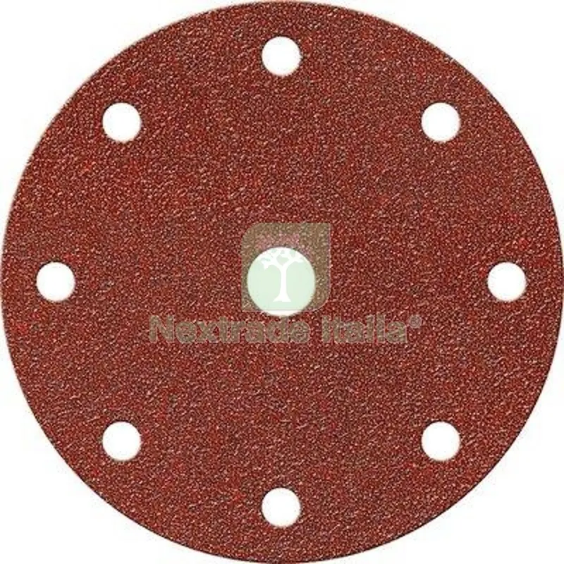 DISCO ABRASIVO FIBRATO VELCRATO 9 FORI IMPERIAL MM 150X22,2 GRANA 60 CF=PZ 50 GR 60 — Punte, frese e dischi — rif. FERX.VIR7132961 DISCO ABRASIVO FIBRATO VELCRATO 9 FORI IMPERIAL MM 150X22,2 GRANA 60 CF=PZ 50 GR 60 — Punte, frese e dischi — rif. FERX.VIR7132961
