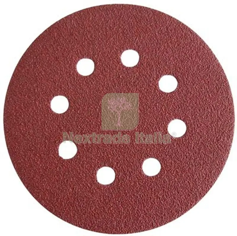 6CF Disco Abrasivo Fibrato Velcrato 8 Fori Imperial MM 125X22,2 Grana 180 CF=PZ 6 GR 180 — Punte, frese e dischi — rif. FERX.VIR7133081