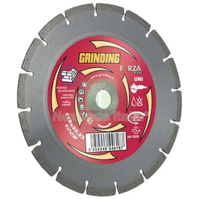 DISCO DIAMANTATO SETTORE FORZA GRINDING MM 230X22,2 H.MM 2,5 — Punte, frese e dischi — rif. FERX.VIR7133127 DISCO DIAMANTATO SETTORE FORZA GRINDING MM 230X22,2 H.MM 2,5 — Punte, frese e dischi — rif. FERX.VIR7133127