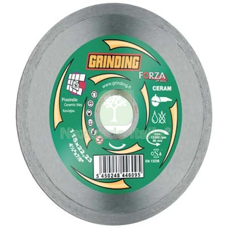 2PZ Disco Diamantato Corona Liscia Forza Grinding MM 115X22,2 H.MM 1,7 — Punte, frese e dischi — rif. FERX.VIR7133304 2PZ Disco Diamantato Corona Liscia Forza Grinding MM 115X22,2 H.MM 1,7 — Punte, frese e dischi — rif. FERX.VIR7133304