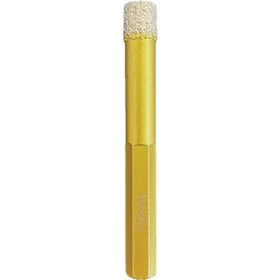 PUNTA DIAMANTATA A SECCO HEX INDUSTRIAL GRINDING ATTACCO ESAGONALE MM 10 — Punte, frese e dischi — rif. FERX.VIR7133403