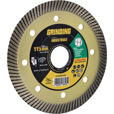 DISCO DIAMANTATO TURBO GRES INDUSTRIAL GRINDING MM 115X22,2 H.MM 1,4 — Punte, frese e dischi — rif. FERX.VIR7133432 DISCO DIAMANTATO TURBO GRES INDUSTRIAL GRINDING MM 115X22,2 H.MM 1,4 — Punte, frese e dischi — rif. FERX.VIR7133432