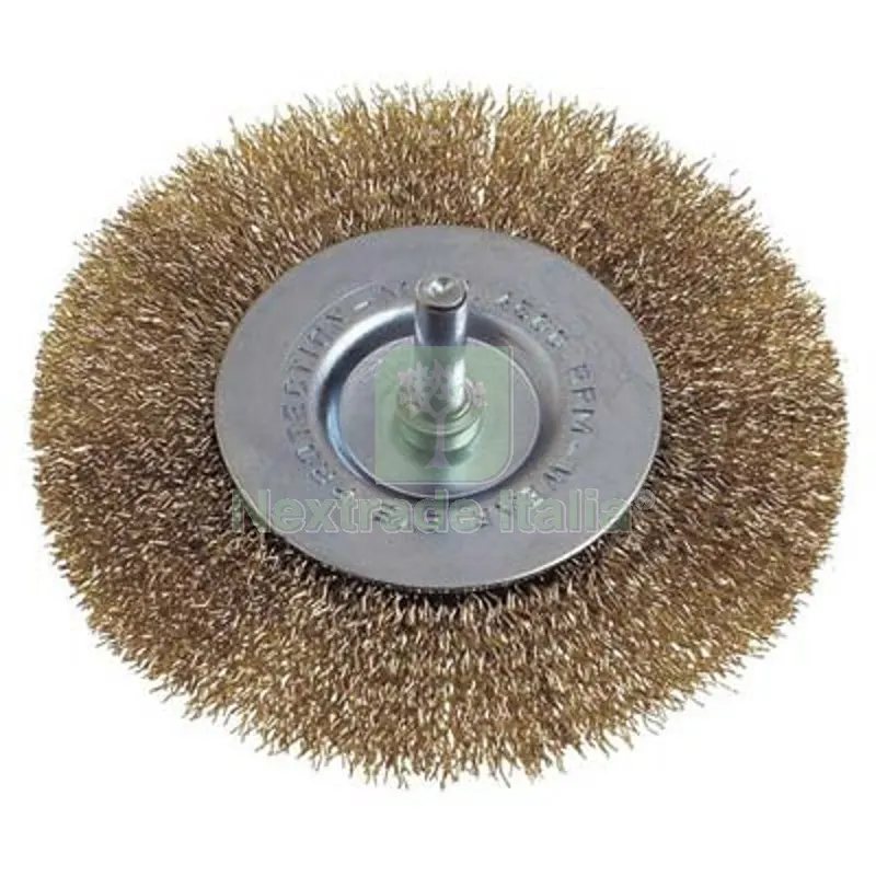 5PZ SPAZZOLA ACCIAIO CIRCOLARE + GAMBO PG 468.50 MM 40 G.MM 6X25 Mod 468.50 — Punte, frese e dischi — rif. FERX.VIR7137804 5PZ SPAZZOLA ACCIAIO CIRCOLARE + GAMBO PG 468.50 MM 40 G.MM 6X25 Mod 468.50 — Punte, frese e dischi — rif. FERX.VIR7137804