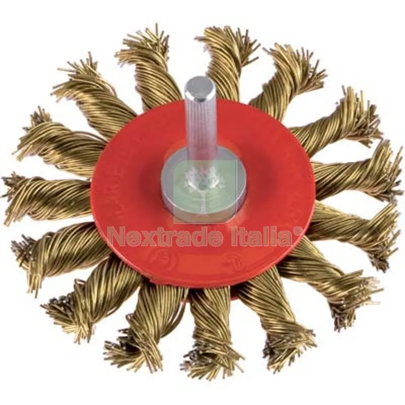 SPAZZOLA ACCIAIO RITORTO CIRCOLARE + GAMBO PG 475.65 MM 75 G.MM 6X25 Mod 475.65 — Punte, frese e dischi — rif. FERX.VIR7137826 SPAZZOLA ACCIAIO RITORTO CIRCOLARE + GAMBO PG 475.65 MM 75 G.MM 6X25 Mod 475.65 — Punte, frese e dischi — rif. FERX.VIR7137826