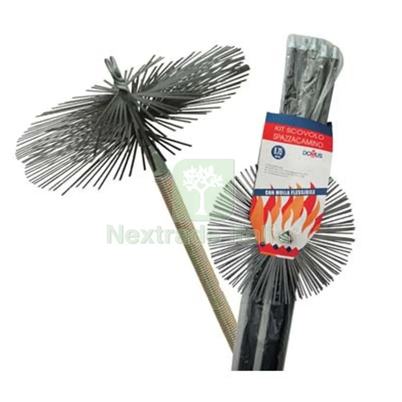 Scovolo Acciaio Kit Pulizia Camino + Molla Domus MM 250 H.MT 8,40 — Stufe e camini — rif. FERX.VIR7138801