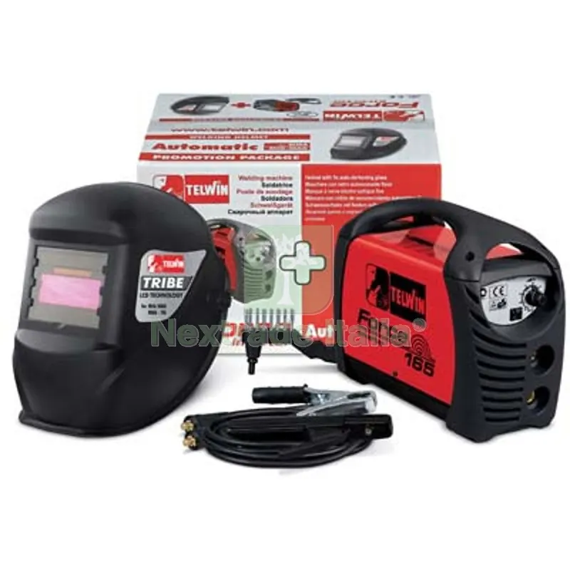Saldatrice Inverter Force 165 + Maschera Telwin Volt 230 a 150 — Saldatrici e accessori — rif. FERX.VIR7141025 Saldatrice Inverter Force 165 + Maschera Telwin Volt 230 a 150 — Saldatrici e accessori — rif. FERX.VIR7141025