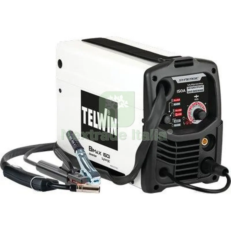 Saldatrice Inverter Bimax 150I Synergic Telwin Volt 230 a 150 MIG-Mag Flux MMA Accessoriata — Saldatrici e accessori — rif. FERX.VIR7141036 Saldatrice Inverter Bimax 150I Synergic Telwin Volt 230 a 150 MIG-Mag Flux MMA Accessoriata — Saldatrici e accessori — rif. FERX.VIR7141036