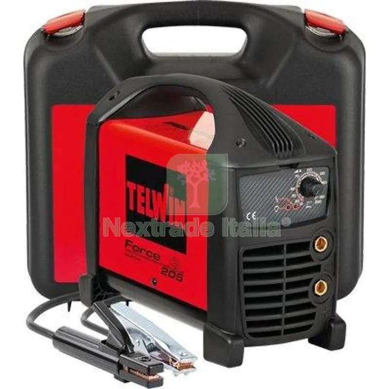 SALDATRICE INVERTER FORCE 205 TELWIN VOLT 230 A 200 ACCESSORIATA A 10/200 — Saldatrici e accessori — rif. FERX.VIR7141037 SALDATRICE INVERTER FORCE 205 TELWIN VOLT 230 A 200 ACCESSORIATA A 10/200 — Saldatrici e accessori — rif. FERX.VIR7141037