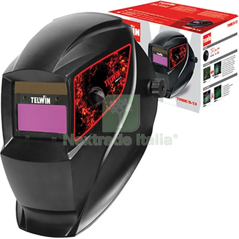 MASCHERA A CASCO X SALDATURA TRIBE 9-13 TELWIN AUTOMATICA MMA-MIG/MAG-TIG — Saldatrici e accessori — rif. FERX.VIR7141043 MASCHERA A CASCO X SALDATURA TRIBE 9-13 TELWIN AUTOMATICA MMA-MIG/MAG-TIG — Saldatrici e accessori — rif. FERX.VIR7141043