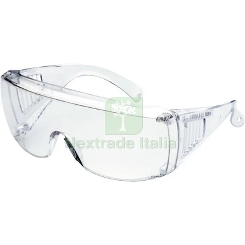 10PZ OCCHIALE SICUREZZA EVO PC/NYLON LENTE TRASPARENTE — Misurazione e taglio manuale — rif. FERX.VIR7146328