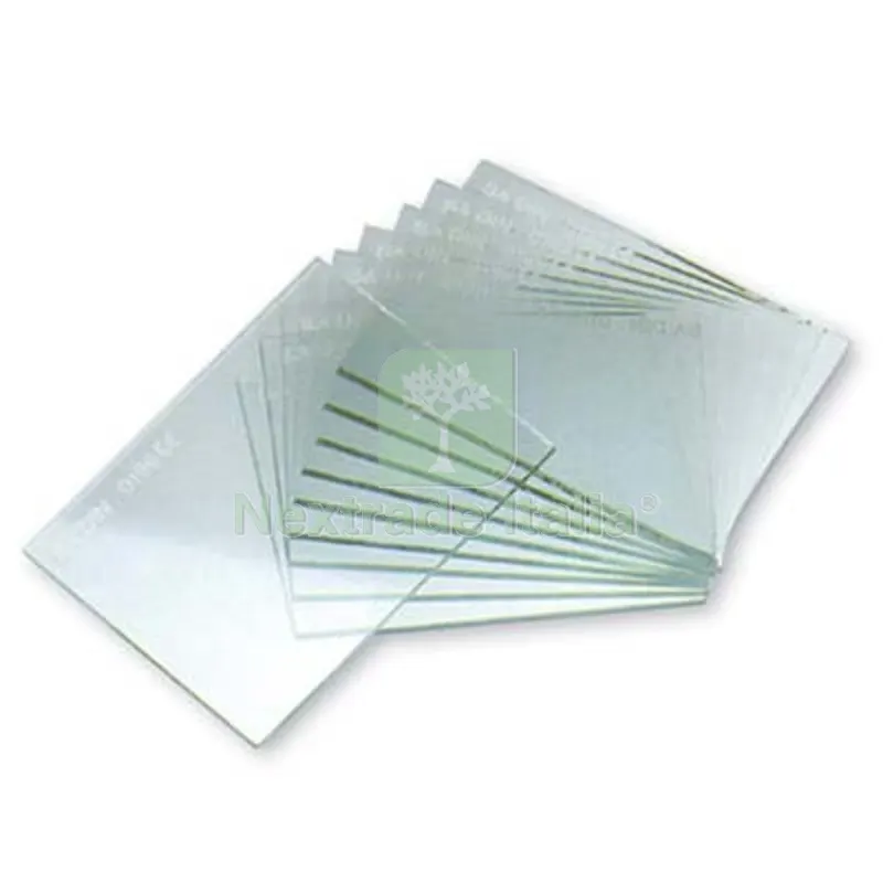 100PZ Vetro x Maschera Saldatura Sacit Policarbonato Trasp. MM 98X75 H.MM 1 MM 75x98 — Saldatrici e accessori — rif. FERX.VIR7149575