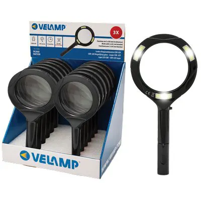 LENTE INGRANDIMENTO + LED VELAMP PC MM 85 3X LED COB 2X STILO AA ESCLUSE CF=PZ 12 — Accessori e ricambi utensili elettrici — rif. FERX.VIR7157936 LENTE INGRANDIMENTO + LED VELAMP PC MM 85 3X LED COB 2X STILO AA ESCLUSE CF=PZ 12 — Accessori e ricambi utensili elettrici — rif. FERX.VIR7157936