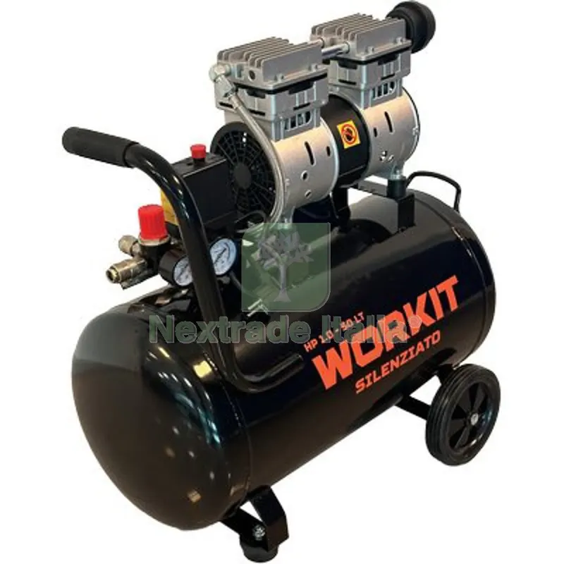COMPRESSORE AC SILENZIATO WORKIT SECCO LT 50 HP 1,0 — Trapani e avvitatori — rif. FERX.VIR7321251