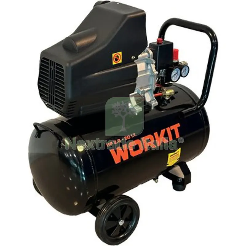 COMPRESSORE AC COASSIALE WORKIT LUBRIFICATO LT 50 HP 2,0 — Trapani e avvitatori — rif. FERX.VIR7321253