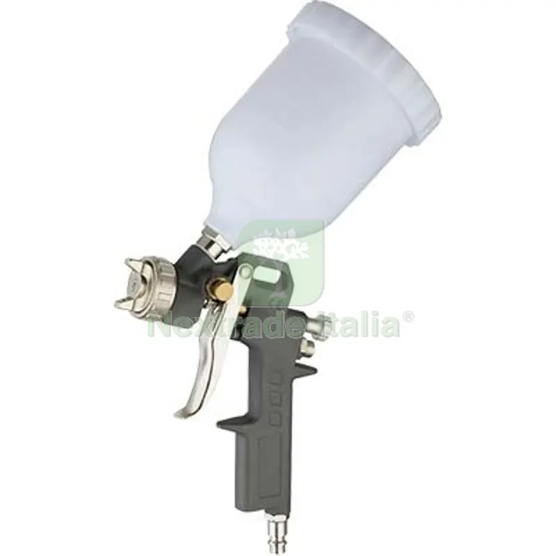 Aerografo AC + Serbatoio Nylon Superiore Effe LT 0,5 Ugello MM 1,5 Attacco Rapido — Spatole e attrezzi per stesura — rif. FERX.VIR7321907