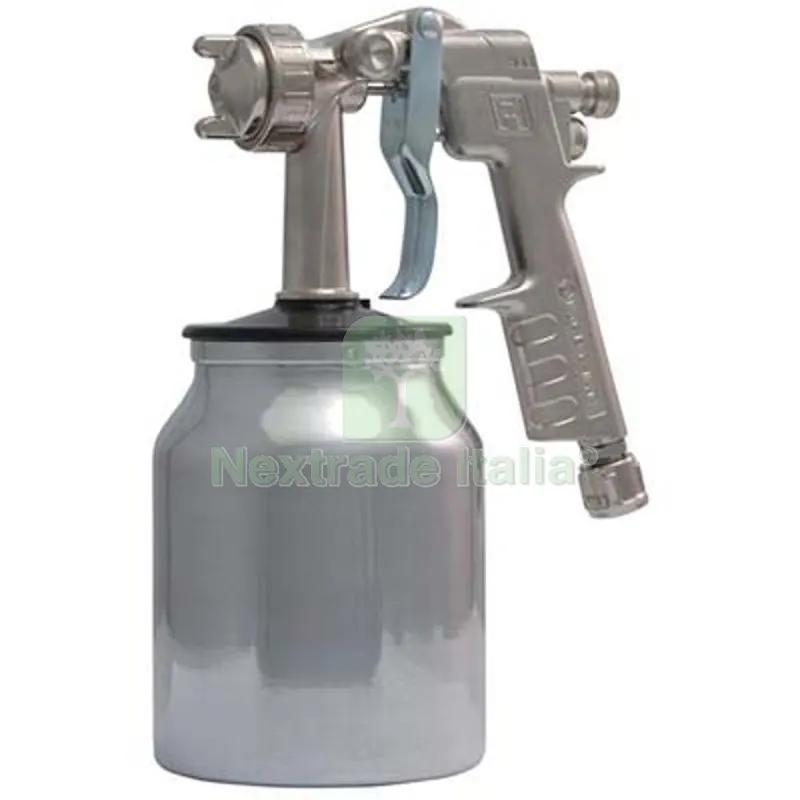 Aerografo AC + Serbatoio Alluminio Inferiore ANI LT 1,0 Ugello MM 1,8 Attacco Dado Capettato — Spatole e attrezzi per stesura — rif. FERX.VIR7321920 Aerografo AC + Serbatoio Alluminio Inferiore ANI LT 1,0 Ugello MM 1,8 Attacco Dado Capettato — Spatole e attrezzi per stesura — rif. FERX.VIR7321920