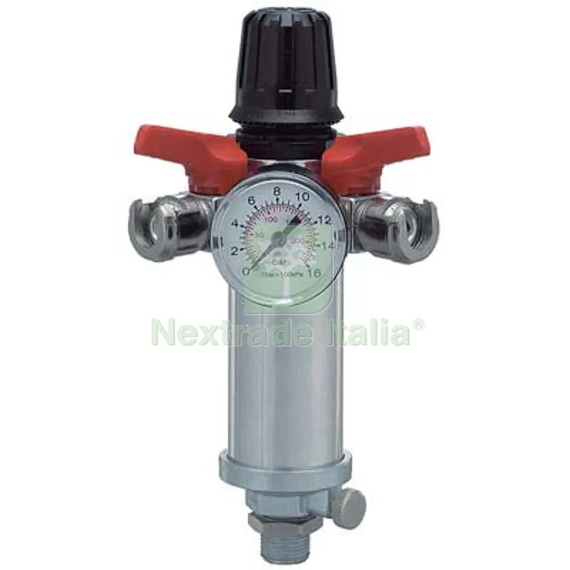 Regolatore Pressione AC 31/A5 ANI Attacco 3/8M 2 Uscite +MANOMETRO +FILTRO Diametro Pollici 3/8" — Accessori e ricambi utensili elettrici — rif. FERX.VIR7327509 Regolatore Pressione AC 31/A5 ANI Attacco 3/8M 2 Uscite +MANOMETRO +FILTRO Diametro Pollici 3/8" — Accessori e ricambi utensili elettrici — rif. FERX.VIR7327509