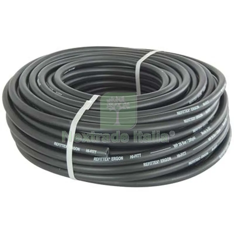 TUBO GOMMA AC NERO MM 6X14 BAR 20 MT 100 — Tubi e raccordi — rif. FERX.VIR7327550