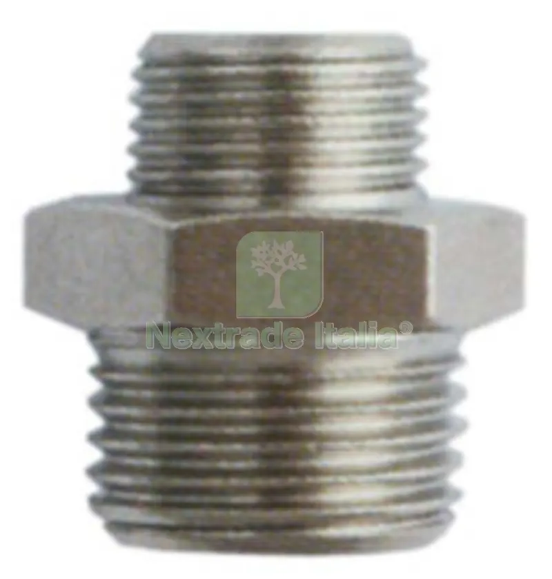 10PZ NIPPLO AC 33/N ANI 3/8MX3/8M DIAMETRO POLLICI 1/4"+3/8" — Tubi e raccordi — rif. FERX.VIR7327688
