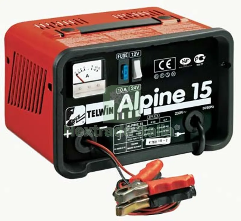 CARICABATTERIA ALPINE 15 TELWIN VOLT 12/24 AH 60-30/115-40 — Batterie e caricabatterie — rif. FERX.VIR7341022