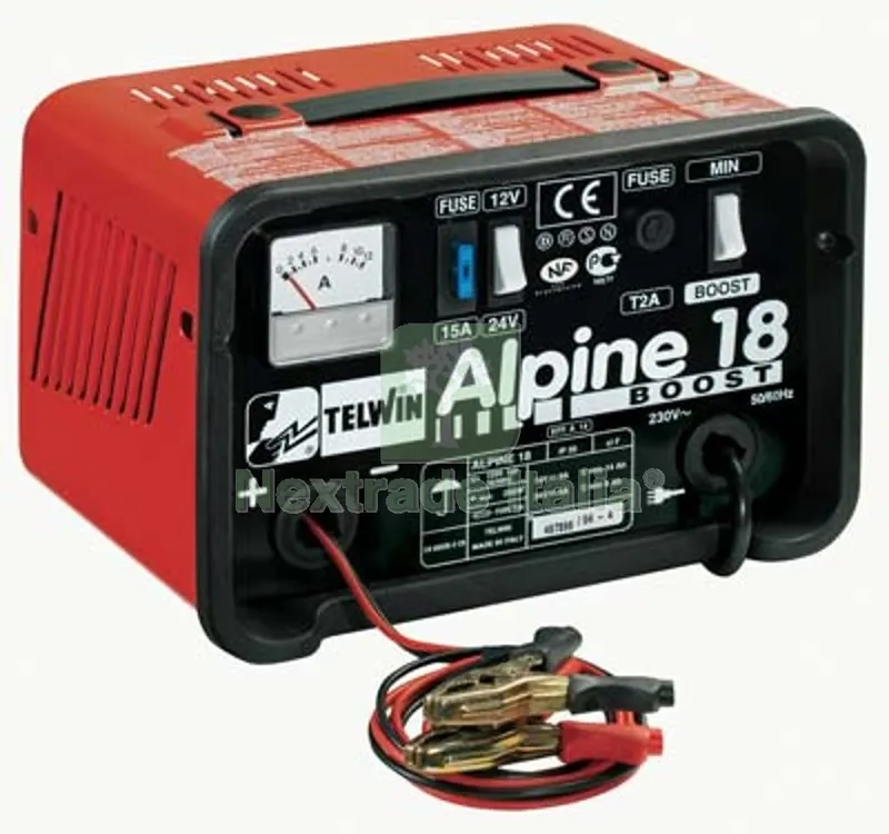 CARICABATTERIA ALPINE 18 TELWIN BOOST VOLT 12/24 AH 14-6/185-90 — Batterie e caricabatterie — rif. FERX.VIR7341024