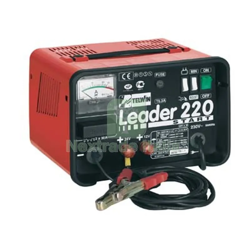 CARICABATTERIA LEADER 220 START TELWIN VOLT 12/24 AH 30/180/400 — Batterie e caricabatterie — rif. FERX.VIR7341032