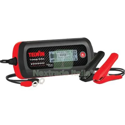 CARICABATTERIA T-CHARGE 12 EVO NEW TELWIN VOLT 6/12 + LITIO AH 2/70 — Batterie e caricabatterie — rif. FERX.VIR7341033