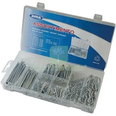 Copiglia in Kit Self MM 1,6/4 - 2/2,8 CF=PZ 260 — Minuteria metallica — rif. FERX.VIR7373289 Copiglia in Kit Self MM 1,6/4 - 2/2,8 CF=PZ 260 — Minuteria metallica — rif. FERX.VIR7373289