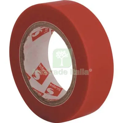 20PZ Nastro PVC Isolante Scapa Rosso MM 15 ML 10 Colore Rosso L MT 10 — Casalinghi e organizzazione — rif. FERX.VIR7400105