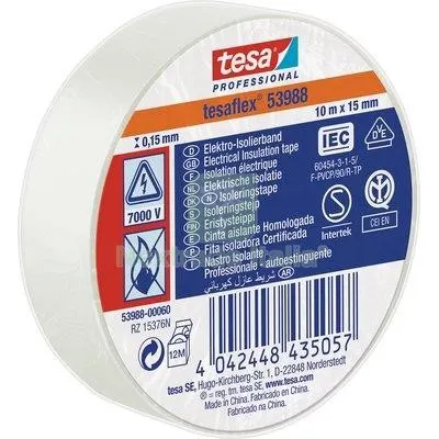 20PZ Nastro PVC Isolante IMQ Tesa Bianco MM 15 ML 10 Colore Bianco L MT 10 — Casalinghi e organizzazione — rif. FERX.VIR7400302 20PZ Nastro PVC Isolante IMQ Tesa Bianco MM 15 ML 10 Colore Bianco L MT 10 — Casalinghi e organizzazione — rif. FERX.VIR7400302