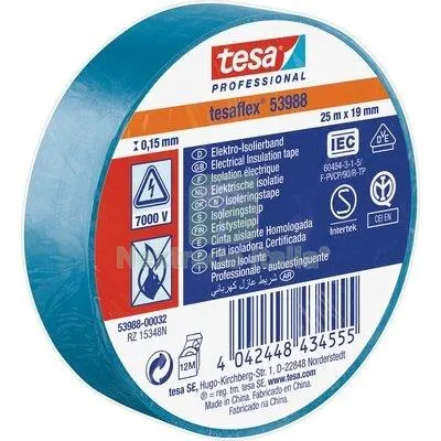 10PZ Nastro PVC Isolante IMQ Tesa Azzurro MM 19 ML 25 Colore Azzurro L MT 25 — Casalinghi e organizzazione — rif. FERX.VIR7400318 10PZ Nastro PVC Isolante IMQ Tesa Azzurro MM 19 ML 25 Colore Azzurro L MT 25 — Casalinghi e organizzazione — rif. FERX.VIR7400318
