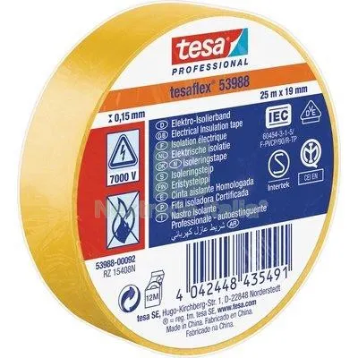 10PZ Nastro PVC Isolante IMQ Tesa Giallo MM 19 ML 25 Colore Giallo L MT 25 — Casalinghi e organizzazione — rif. FERX.VIR7400319 10PZ Nastro PVC Isolante IMQ Tesa Giallo MM 19 ML 25 Colore Giallo L MT 25 — Casalinghi e organizzazione — rif. FERX.VIR7400319