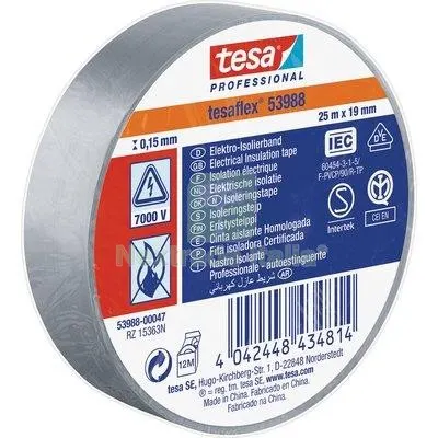 10PZ Nastro PVC Isolante IMQ Tesa Grigio MM 19 ML 25 Colore Grigio L MT 25 — Casalinghi e organizzazione — rif. FERX.VIR7400321