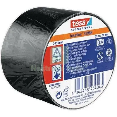 4PZ Nastro PVC Isolante IMQ Tesa Nero MM 50 ML 25 Colore Nero L MT 25 — Casalinghi e organizzazione — rif. FERX.VIR7400332 4PZ Nastro PVC Isolante IMQ Tesa Nero MM 50 ML 25 Colore Nero L MT 25 — Casalinghi e organizzazione — rif. FERX.VIR7400332