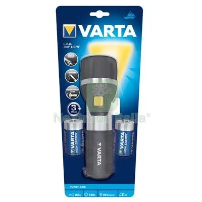 Torcia LED DAY Light Varta LED 7 2XTORCIA D Incluse — Illuminazione — rif. FERX.VIR7400705