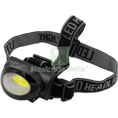 TORCIA FRONTALE DISCOVER HEAD LED LUCE QUADRA LUMEN 120 3XMINI STILO AAA INCLUSE — Illuminazione — rif. FERX.VIR7400861