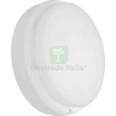 Plafoniera LED Eco Easy Tonda Century Bianca Volt 230 W 12 NAT LN 960 IP64 Colore Bianco LMN 960 Lux Naturale — Illuminazione — rif. FERX.VIR7400917