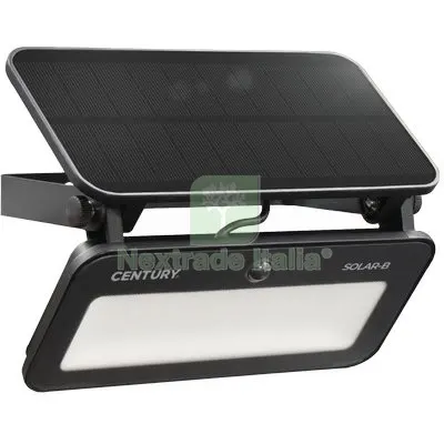 Proiettore LED Solare Solar-B 2S Century Volt 3,7 AH 7,2 W 12 RGB LN 1200 IP65 + 2 Sensori LMN 1200 — Illuminazione — rif. FERX.VIR7400929