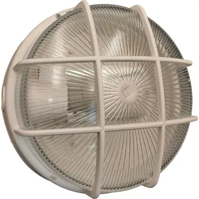 2PZ Plafoniera PPL + Vetro Tonda + Griglia Bianco Volt 230 W Max 60 E27 CM 23 H.CM 11,2 — Illuminazione — rif. FERX.VIR7401765 2PZ Plafoniera PPL + Vetro Tonda + Griglia Bianco Volt 230 W Max 60 E27 CM 23 H.CM 11,2 — Illuminazione — rif. FERX.VIR7401765