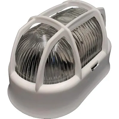 2PZ Plafoniera PPL + Vetro Ovale + Griglia Bianco Volt 230 W Max 60 E27 CM 10,5X18,5 H.CM10,8 — Illuminazione — rif. FERX.VIR7401779