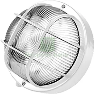 2PZ Plafoniera PPL Griglia Tonda Bianco Volt 230 Watt Max 60 E27 CM 19 H.CM 10 — Illuminazione — rif. FERX.VIR7401787 2PZ Plafoniera PPL Griglia Tonda Bianco Volt 230 Watt Max 60 E27 CM 19 H.CM 10 — Illuminazione — rif. FERX.VIR7401787