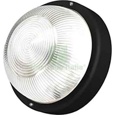 2PZ Plafoniera PPL Tonda Nero Volt 230 Watt Max 60 E27 CM 19 H.CM 10 — Illuminazione — rif. FERX.VIR7401798 2PZ Plafoniera PPL Tonda Nero Volt 230 Watt Max 60 E27 CM 19 H.CM 10 — Illuminazione — rif. FERX.VIR7401798