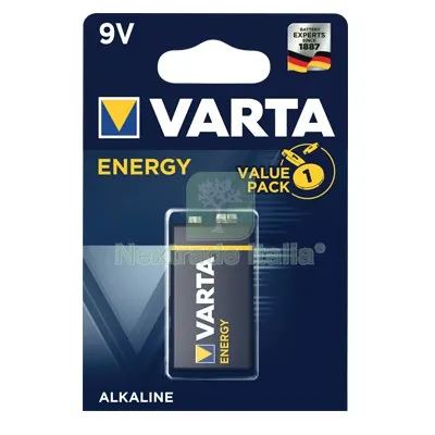 10PZ PILA TRANSISTOR ENERGY VARTA ALCALINA VOLT 9,0 — Caricabatterie e alimentatori — rif. FERX.VIR7401934