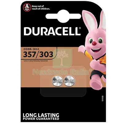 10CF PILA SPECIALISTICA 357/303 DURACELL OSSIDO ARGENTO VOLT 1,5 CF=PZ 2 — Batterie e caricabatterie — rif. FERX.VIR7402020