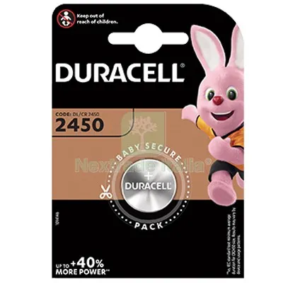 10PZ Pila Specialistica 2450 Duracell Litio Volt 3,0 — Batterie e caricabatterie — rif. FERX.VIR7402028 10PZ Pila Specialistica 2450 Duracell Litio Volt 3,0 — Batterie e caricabatterie — rif. FERX.VIR7402028