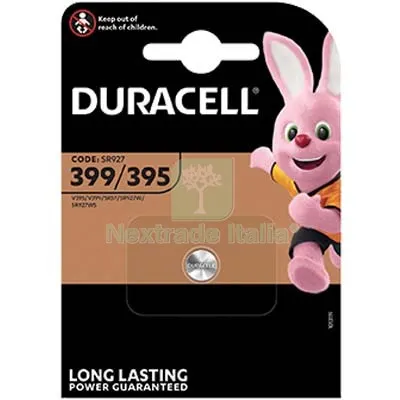 10PZ PILA SPECIALISTICA 399/395 DURACELL OSSIDO ARGENTO VOLT 1,5 — Batterie e caricabatterie — rif. FERX.VIR7402044 10PZ PILA SPECIALISTICA 399/395 DURACELL OSSIDO ARGENTO VOLT 1,5 — Batterie e caricabatterie — rif. FERX.VIR7402044