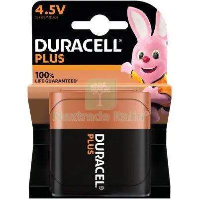 10PZ PILA PIATTA MN1203B1 PLUS100 POWER DURACELL VOLT 4,5 — Batterie e caricabatterie — rif. FERX.VIR7402081