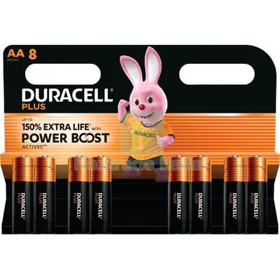 12CF Pila Stilo AA Plus Power Boost Duracell Alcalina Volt 1,5 CF=PZ 8 — Pile e batterie — rif. FERX.VIR7402085